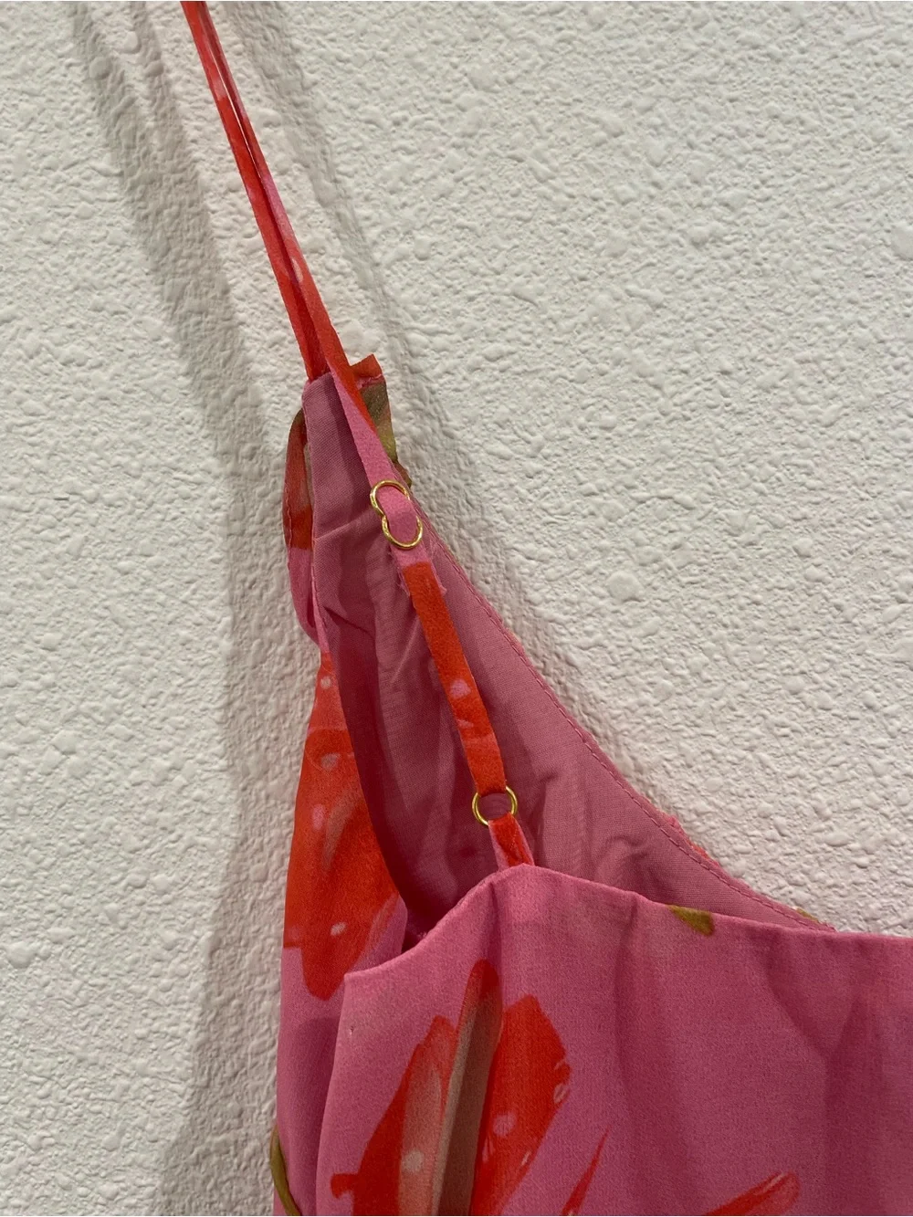 Petal and Pup Charli Pink Floral Tropical Print Slip Midi Dress NWT XS - Picture 15 of 15
